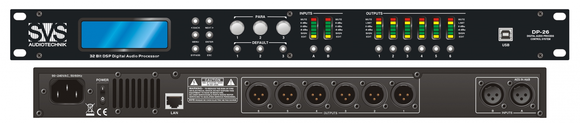 SVS Audiotechnik DP-26 Цифровой процессор: 2 входа 6 выходов в Котельниках