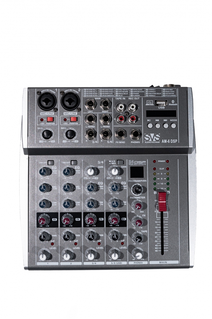 SVS Audiotechnik mixers AM-6 DSP Микшерный пульт аналоговый, 6-канальный SVS Audiotechnik mixers в Котельниках