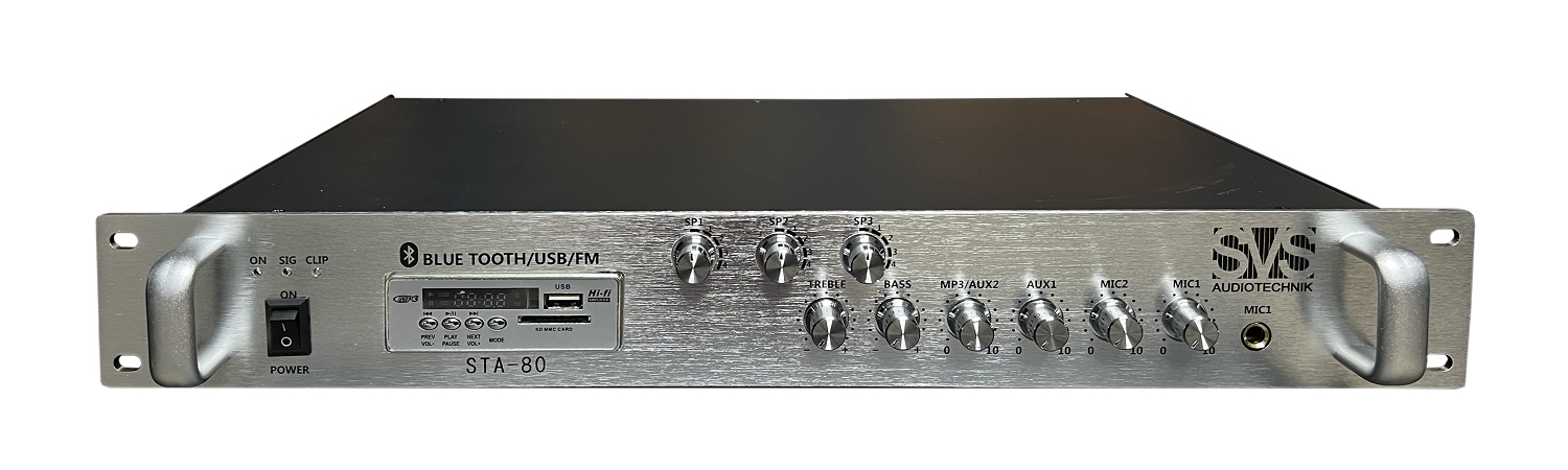 SVS Audiotechnik STA-80 Микшер-усилитель для систем Public Address в Котельниках